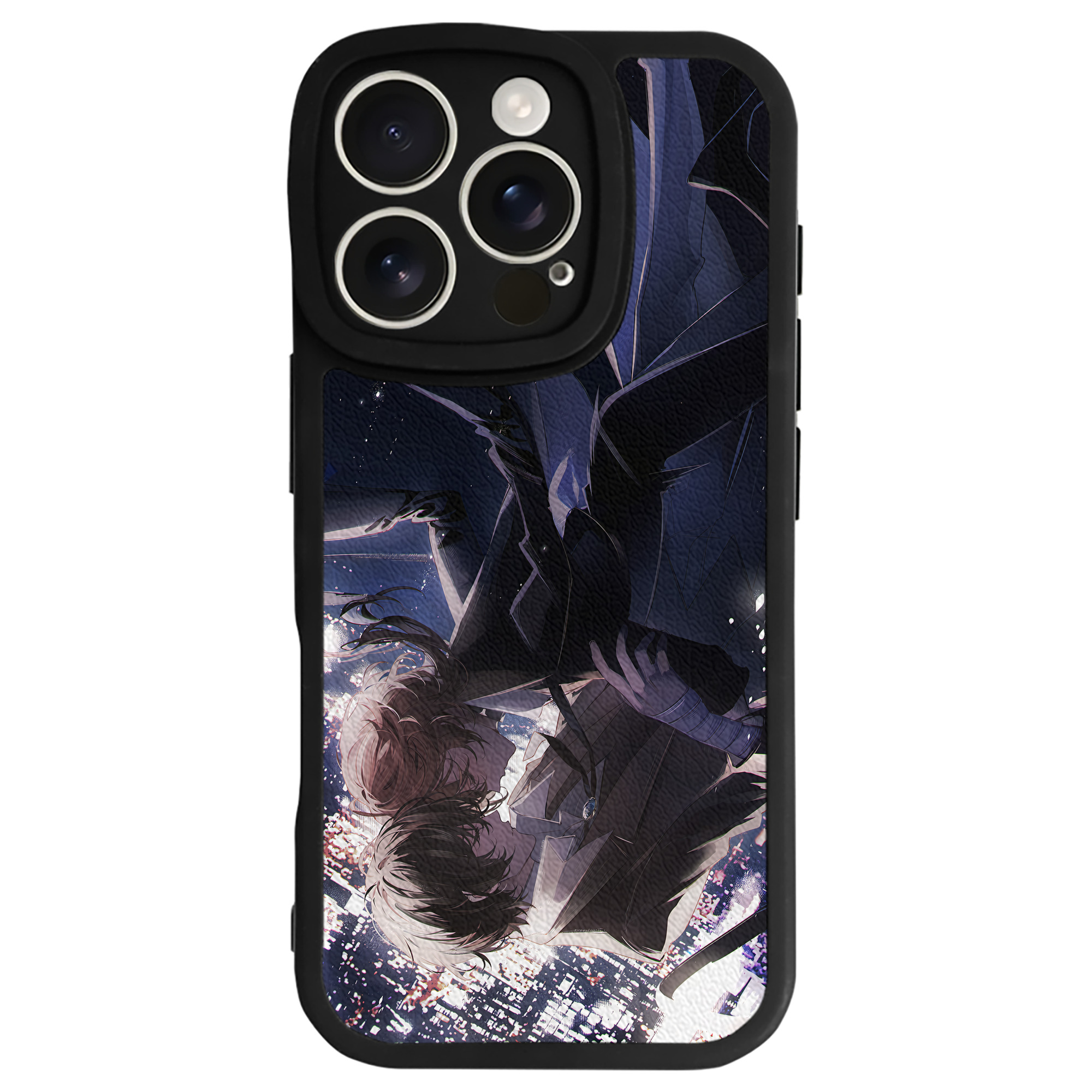 （画像用） 文豪ストレイドッグス Bungo Stray Dogs 【iPhone 16シリーズ対応】シリコンスマホケース（レザー調） 材質：シリコン